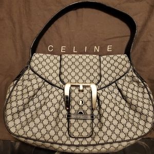 Celine authentic vintage brown monogram hobo
